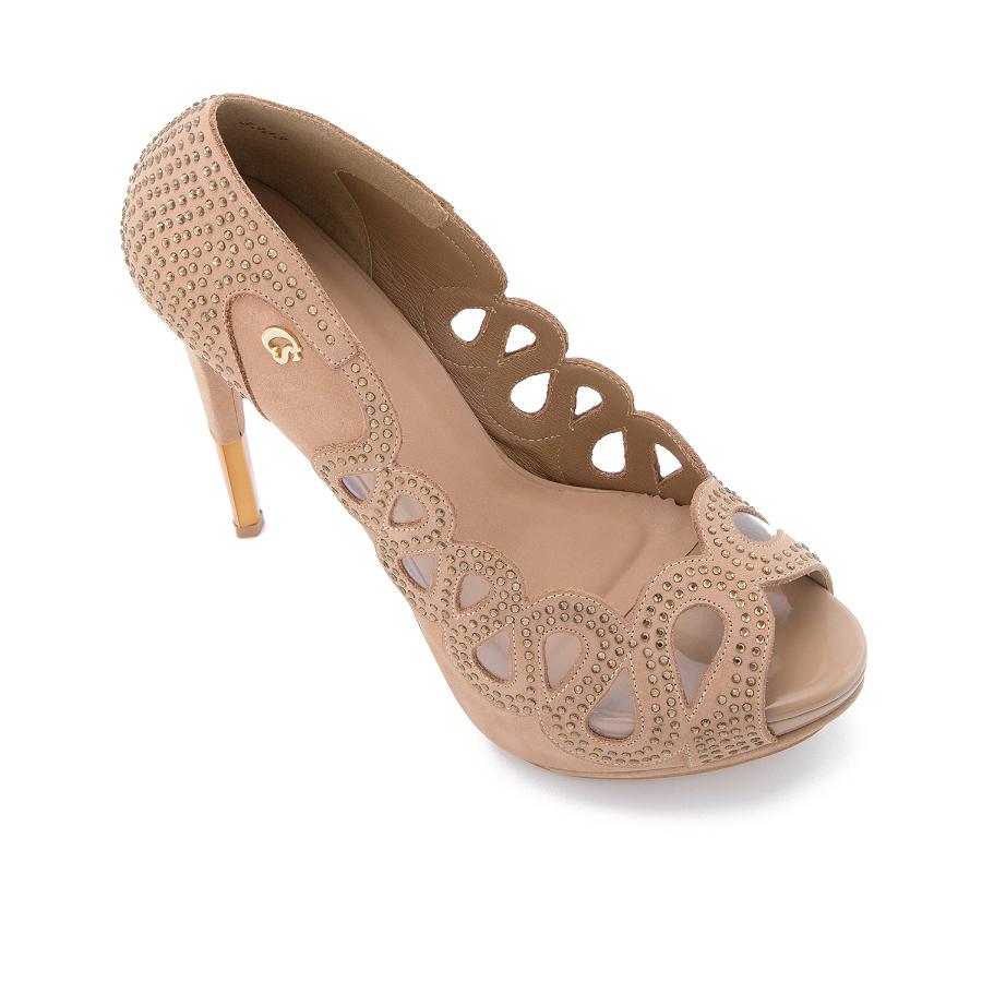 PEEP TOE CON RECORTES Y SILICONA