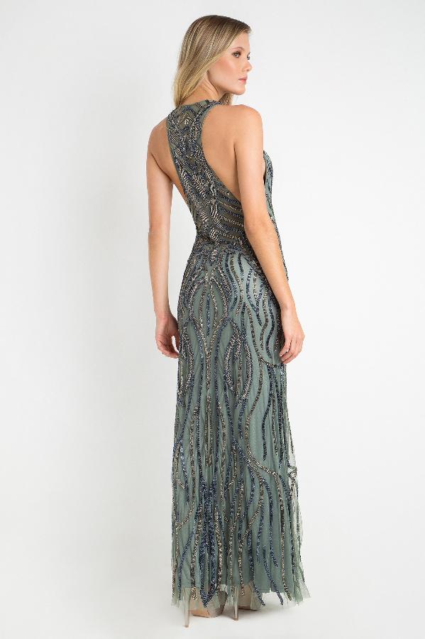 VESTIDO FIESTA BORDADO