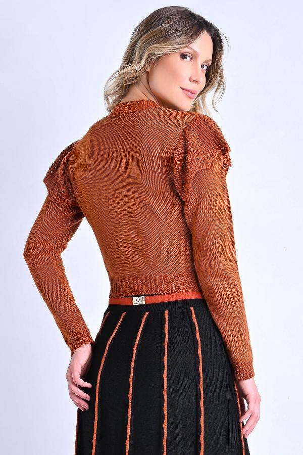BLUSA MANGA LARGA VOLADOS