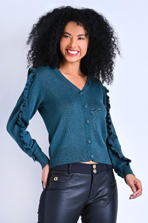 CARDIGAN VOLADO