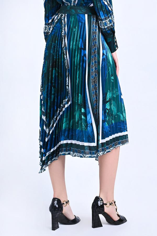 FALDA MIDI PLISSADO