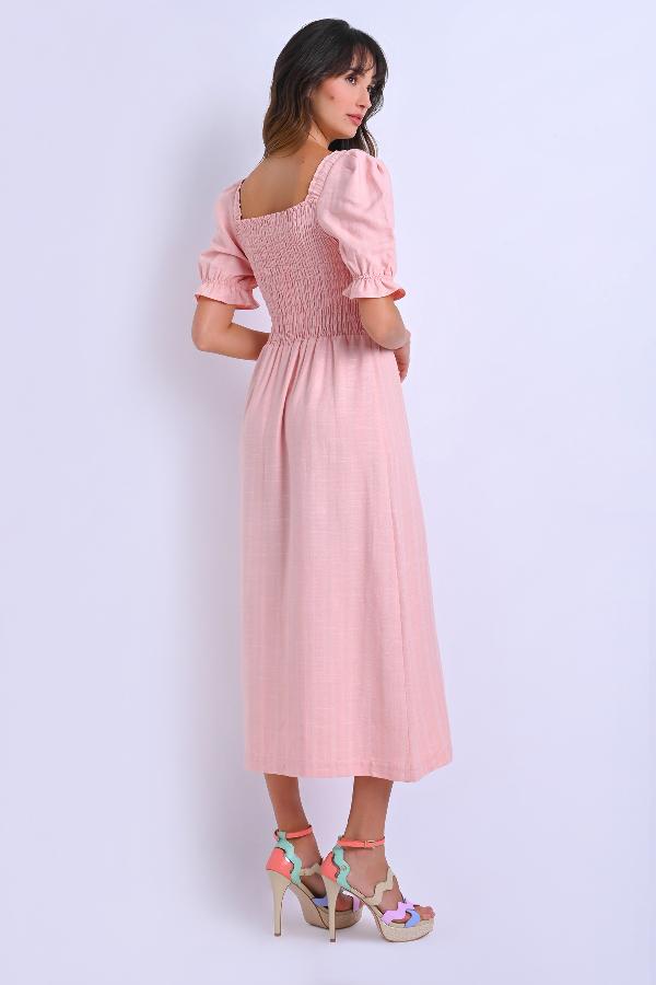 VESTIDO MANGA BUFANTE