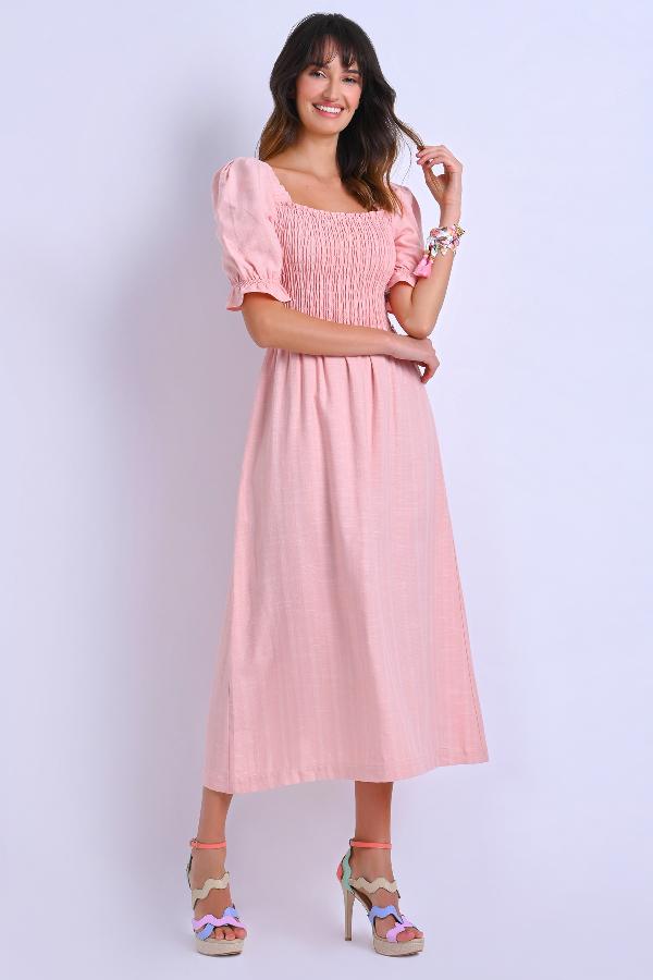 VESTIDO MANGA BUFANTE