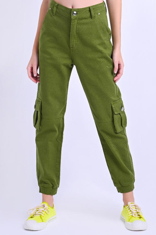 PANTALON CARGO CINTURA ALTA