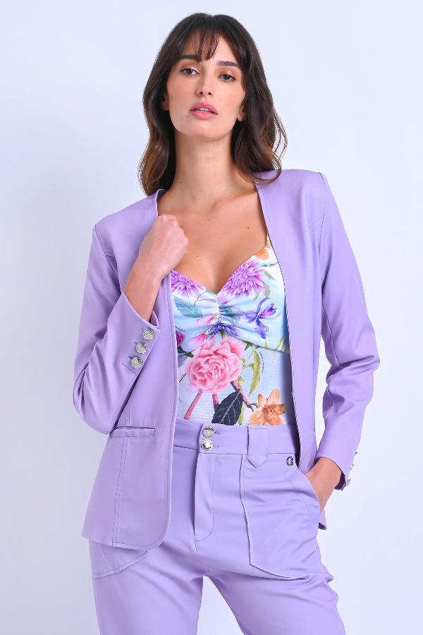 BLAZER CON BOTONES MANGA