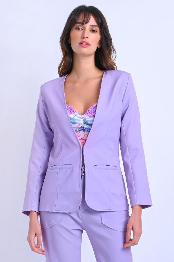 BLAZER CON BOTONES MANGA