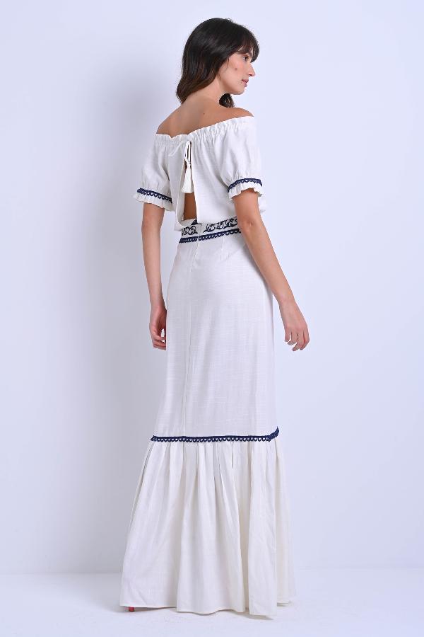 VESTIDO CON BORDADO