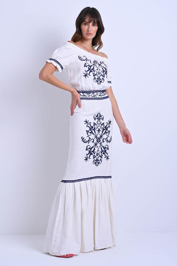 VESTIDO CON BORDADO