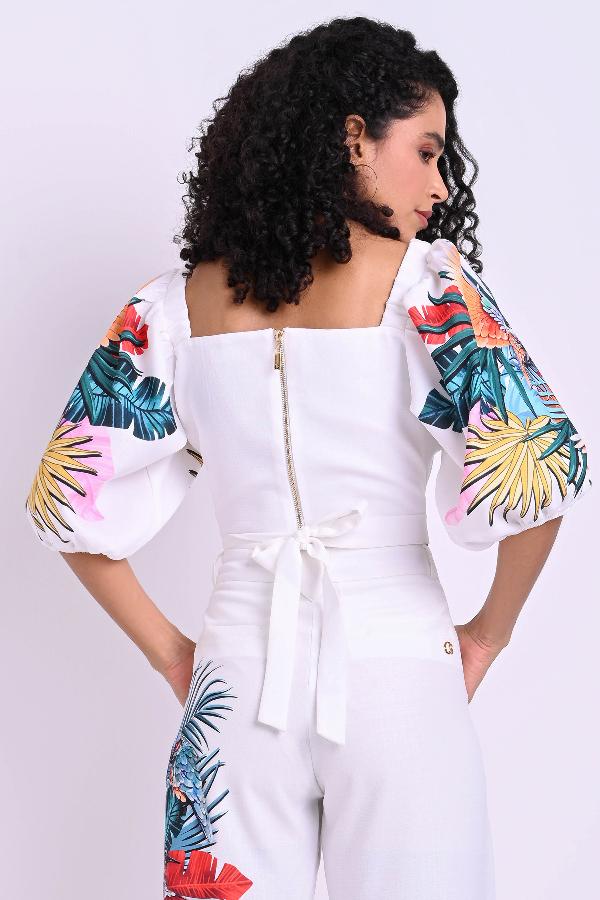 BLUSA MANGAS CON VOLADOS CARMEN STEFFENS VERANO 2023