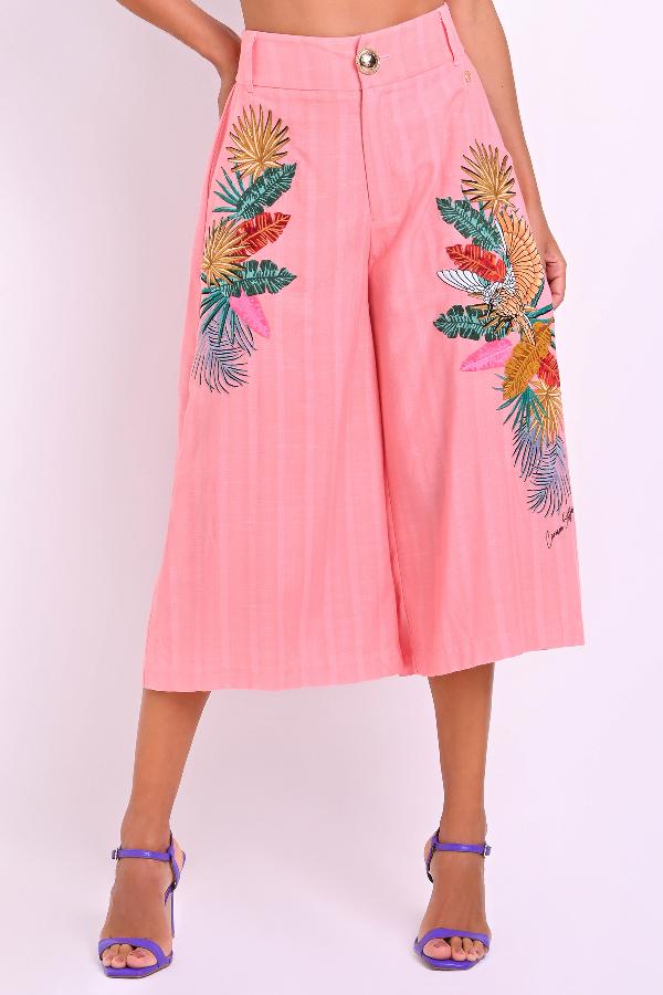 PANTALON CON BORDADO CS VERANO 2023