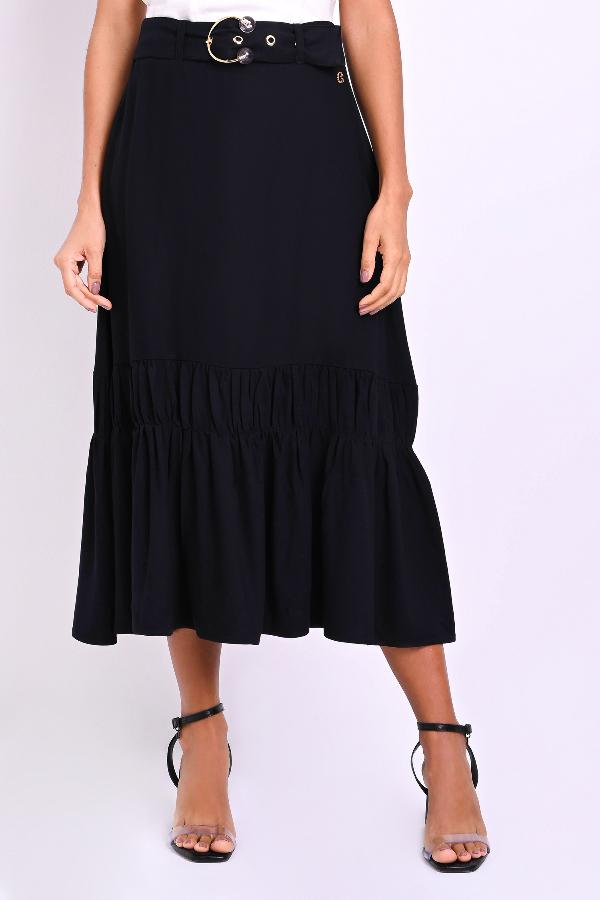 POLLERA CON HEBILLA CARMEN STEFFENS VERANO 2023