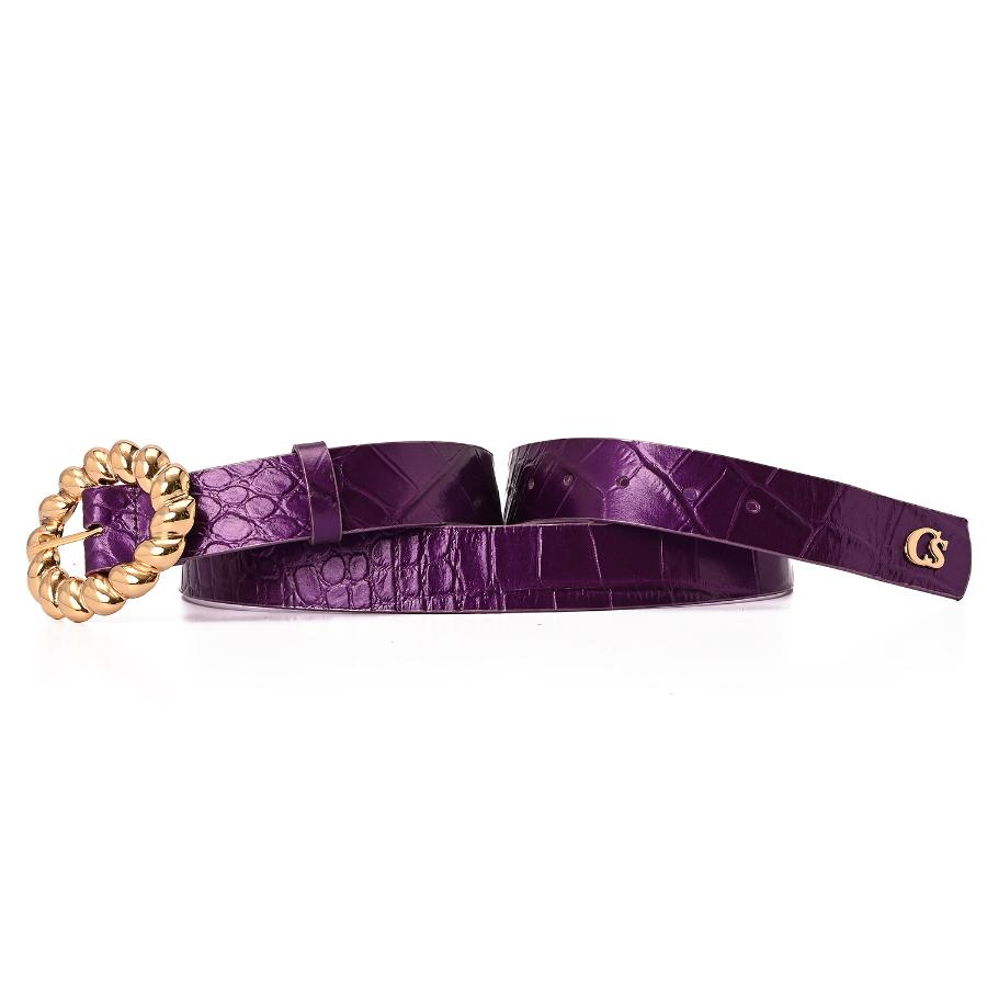 CINTO CON HEBILLA FORMATO TRENZADO CARMEN STEFFENS ALTO VERANO 2023