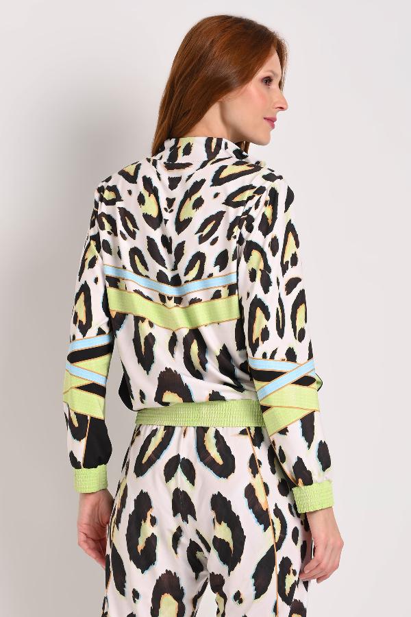 CHAQUETA BOMBER CUELLO ALTO