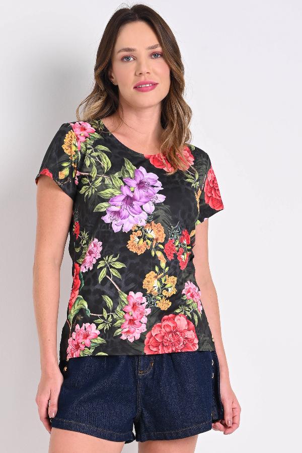 T-SHIRT BASICA ESTAMPADA