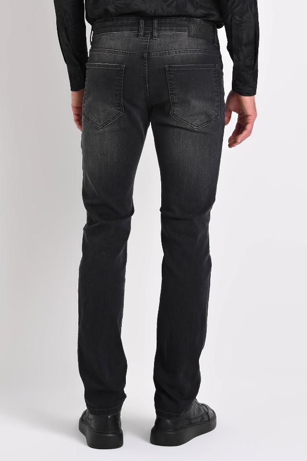 PANTALON JEANS SLIM POCKETS BLACK