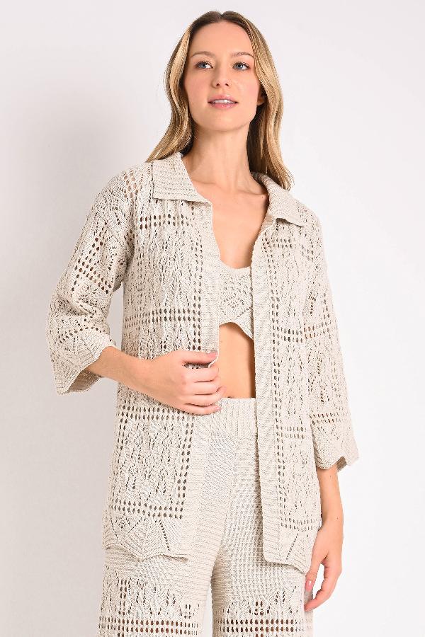 SACO PUNTO CROCHET