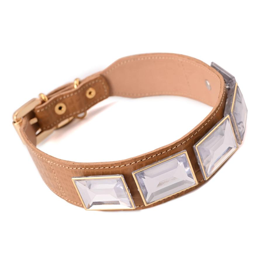COLLAR PARA MASCOTA CON METALES