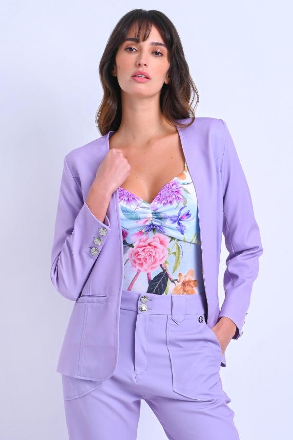 BLAZER CON BOTONES MANGA