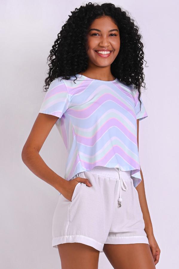 T-SHIRT BASICA CON APERTURAS ESPALDA