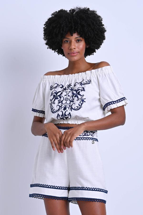 BLUSA CIGANINHA BORDADA