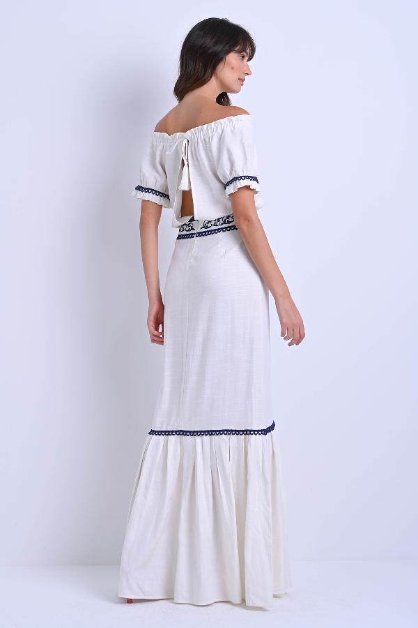 VESTIDO CON BORDADO