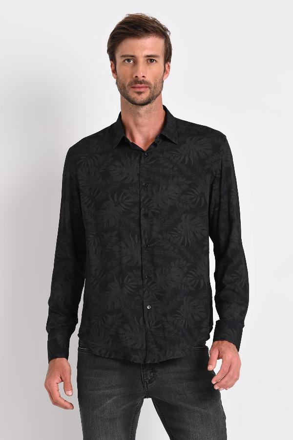 CAMISA MASCULINA CASUAL MAXI FLORAL