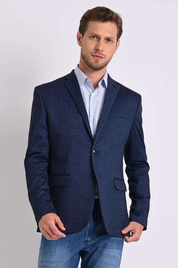BLAZER MASCULINO 2 BOTONES AJEDREZ