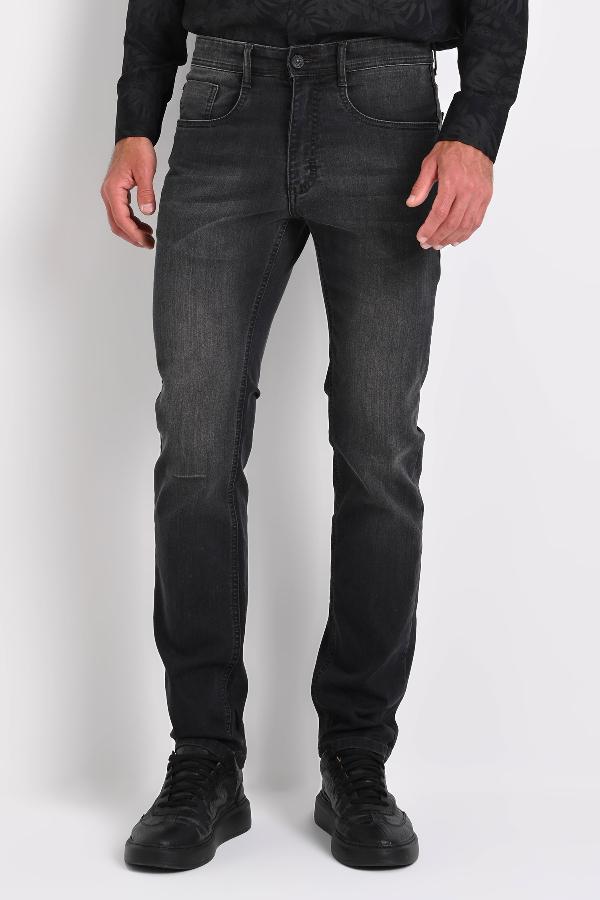 PANTALON JEANS SLIM POCKETS BLACK