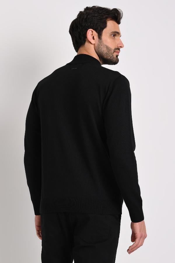 BUZO TRICOT CUELLO ALTO C/CIERRE