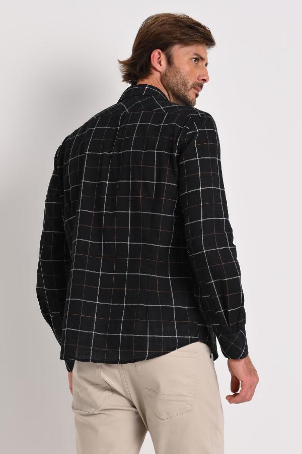 CAMISA MASCULINA CASUAL AJEDREZ