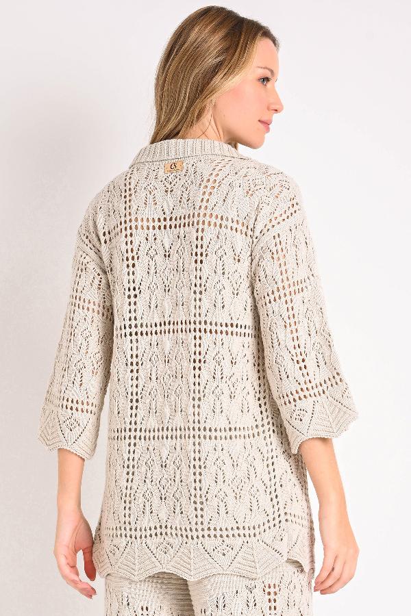 SACO PUNTO CROCHET